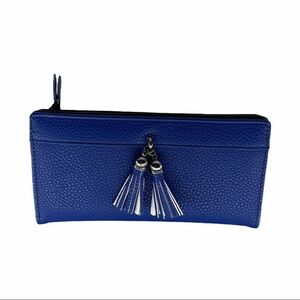 Gold Coast Pebbled Tasseled Wallet and Card Case